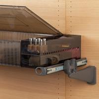Jolly modern-design storage compartment - brown fumè 2